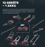 Cramer 48LM48SP Akku-Rasenmäher 48 Volt ohne Akku | Ladegerät – Detailansicht
