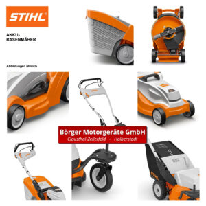STIHL RMA 443 V Rasenmäher ohne Akku | Ladegerät – Detailansicht