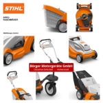 STIHL RMA 448 PV Set Akku Rasenmäher mit AP 300 und AL 301 – Detailansicht