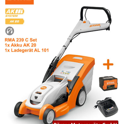 STIHL RMA 239 C Rasenmäher inkl. Akku und Ladegerät – Detailansicht