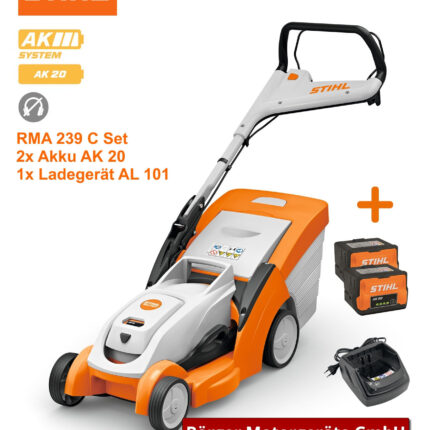 STIHL RMA 239 C Rasenmäher inkl. 2x Akku und 1x Ladegerät – Detailansicht