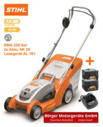 STIHL RMA 339 Set Akku Rasenmäher mit 2x AK 20 + AL 101 – Detailansicht