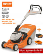 STIHL RMA 448 PV Set Akku Rasenmäher mit AP 300 und AL 301 – Detailansicht