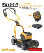 Stiga Multiclip 547e S Rasenmäher inkl. 1x Ladegerät und 2x Akku – Detailansicht