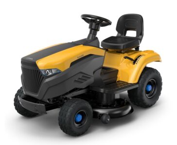 Stiga Tornado 398e Akku Rasentraktor – Detailansicht