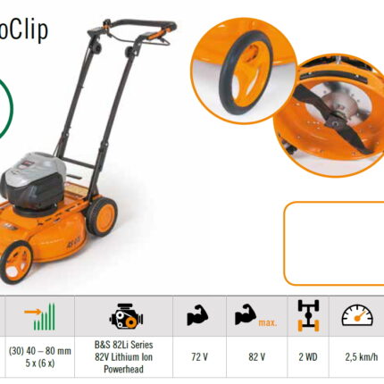 AS-Motor AS 470 E-ProClip A Akku Rasenmäher ohne Akku und Ladegerät – Detailansicht