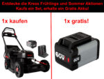 Kress KG757E Akku Rasenmäher inkl. Akku und Ladegerät – SET