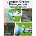 YARDCARE M800Plus Mähroboter ohne Begrenzungskabel Empf.800m² – Detailansicht
