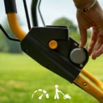 STIGA Multiclip 747e V Kit Akku-Rasenmäher, 48 V, 45 cm – Detailansicht