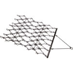 Wiesenegge 137 cm Wiesen-Egge Vertikutierer Rasenegge für – Detailansicht