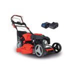 Selbstfahrender Benzin-Rasenmu00e4her Elektrostart 225cc 53cm Scheppach