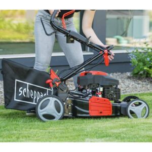 Selbstfahrender Benzin-Rasenmu00e4her Elektrostart 225cc 53cm Scheppach – Detailansicht