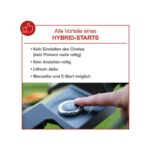 Selbstfahrender Benzin-Rasenmu00e4her Elektrostart 225cc 53cm Scheppach – Detailansicht