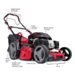 Selbstfahrender Benzin-Rasenmu00e4her Elektrostart 225cc 53cm Scheppach – Detailansicht