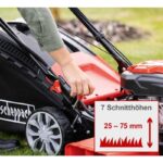 Selbstfahrender Benzin-Rasenmu00e4her Elektrostart 225cc 56cm Scheppach – Detailansicht