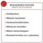 Roboter rasen 20V mit Bluetooth und integriertem WLAN Scheppach – Detailansicht