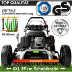 BRAST Benzin Rasenmäher mit Antrieb 5,2kW – Detailansicht