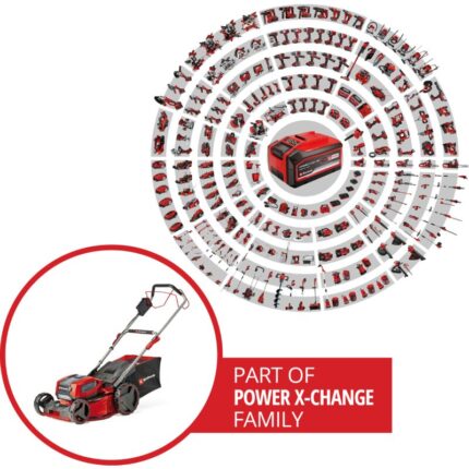 Einhell Akku-Rasenmäher GP-CM 36/47 S Li BL Kit Power X-Change – Detailansicht