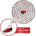 EINHELL PROFESSIONAL Akku-Rasenmäher RASARRO 36/40, 2x4,0 Ah Akkus + – Detailansicht