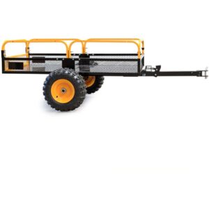 Wiltec Kippanhänger bis 450 kg für Rasentraktor