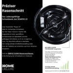 HOME DELUXE - Benzin Aufsitzrasenmäher - Reaper Schwarz – Detailansicht