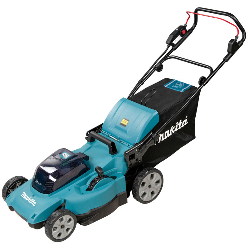 137342922_1.jpg Makita DLM480PT2 Akku-Rasenmäher 2x18V / 2x 5,0 Ah Akku + Ladegerät