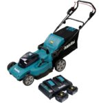 Makita DLM480PT2 Akku-Rasenmäher 2x18V / 2x 5,0 Ah Akku + Ladegerät – Detailansicht