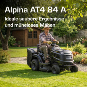 Alpina AT4 84 A ST350 - Benzin-Rasentraktor – Detailansicht