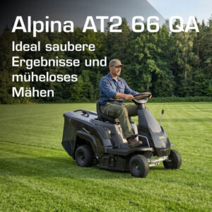 Alpina AT2 66 QA - Benzin-Rasentraktor – Detailansicht