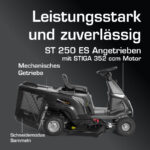 Alpina AT2 66 QA - Benzin-Rasentraktor – Detailansicht