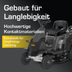 Alpina AT2 66 QA - Benzin-Rasentraktor – Detailansicht
