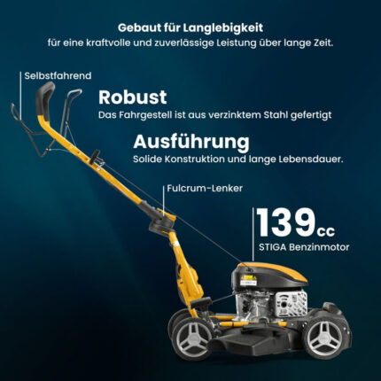 STIGA MULTICLIP 747 SD Mulchrasenmäher – Detailansicht