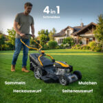 STIGA Combi 748 S Selbstfahrender Rasenmäher – Detailansicht