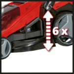 Einhell Akku-Rasenmäher GE-CM 36/43 Li M Kit Power X-Change – Detailansicht