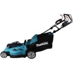 Makita Akku-Rasenmäher 2x18V, 53 cm, 70 l, Akku, Ladegerät, Zubehör – Detailansicht