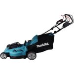 Makita Akku-Rasenmäher 2x18V, 53 cm, 70 l, Akku, Ladegerät, Zubehör – Detailansicht