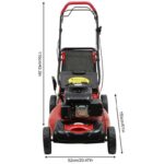 Benzin-Rasenmäher 51cm Schnittbreite 5,5 PS Elektrostart Mulch – Detailansicht