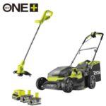 Rasenmäher + Kantenschneider RYOBI RY18LMH37LT25-250 One+, 2x18V – Detailansicht