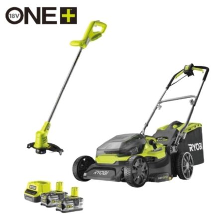 Rasenmäher + Kantenschneider RYOBI RY18LMH37LT25-250 One+, 2x18V – Detailansicht