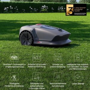 MOVA 600 Kit, Dreame Rasenmäher Roboter 3D-LiDAR kabellose – Detailansicht