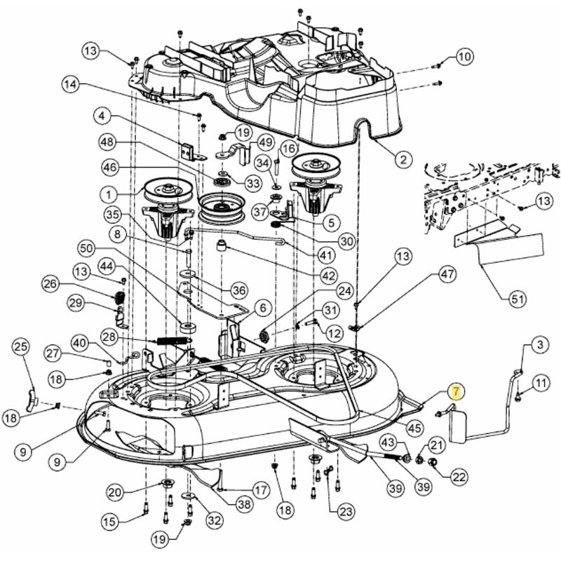 149308635_1.jpg Mähdeck schwarz 92 cm ORIGINAL MTD Rasentraktor LT1 NS92 683-06994A-S