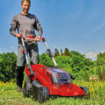 Einhell Professional Akku-Rasenmäher GP-CM 36/41 Li Kit Power X-Change – Detailansicht