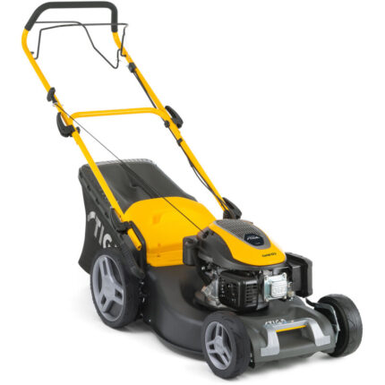 STIGA Combi 53 S - Selbstfahrender Rasenmäher, Kombimotor, 166 cm³