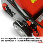 Benzin Rasenmäher mit Antrieb 51cm Schnittbreite 5,5 PS Elektrostart – Detailansicht