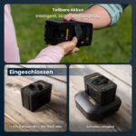 STIGA COMBI 344e Kit - Akku-Rasenmäher inkl. Akku und Ladegerät – Detailansicht