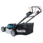 Makita Akku-Rasenmäher 2x18V, 53 cm, 60 l, 2 Akku, Doppelladegerät – Detailansicht