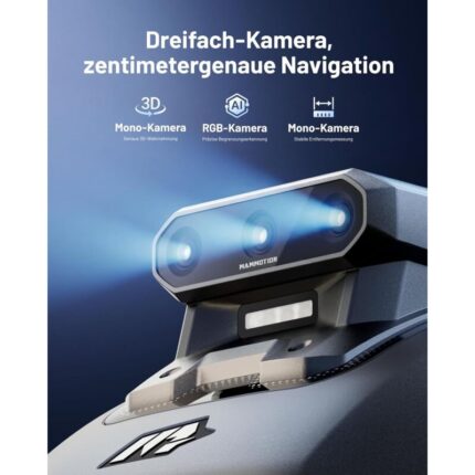 MAMMOTION YUKA Mini 2 800 Mähroboter ohne Begrenzungskabe, bis 800m² – Detailansicht