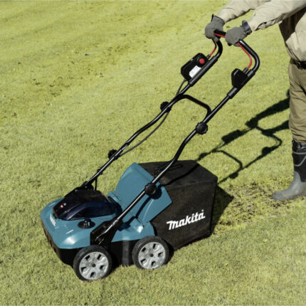 Makita UV001GZ Akku-Vertikutierer – Detailansicht
