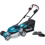 Makita Akku-Rasenmäher DLM463PT2, 2x18V, 2x 5,0 Ah und Doppelladegerät – Detailansicht