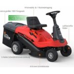 Güde Aufsitzrasenmäher GAR 602 Rasenmäher Rasentraktor 61cm – Detailansicht